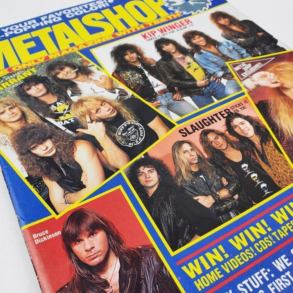 Metalshop Magazine Iron Maiden Soundgarden L.A. Guns Show-Ya Dio Cult Sept. 1990 - Picture 10 of 10